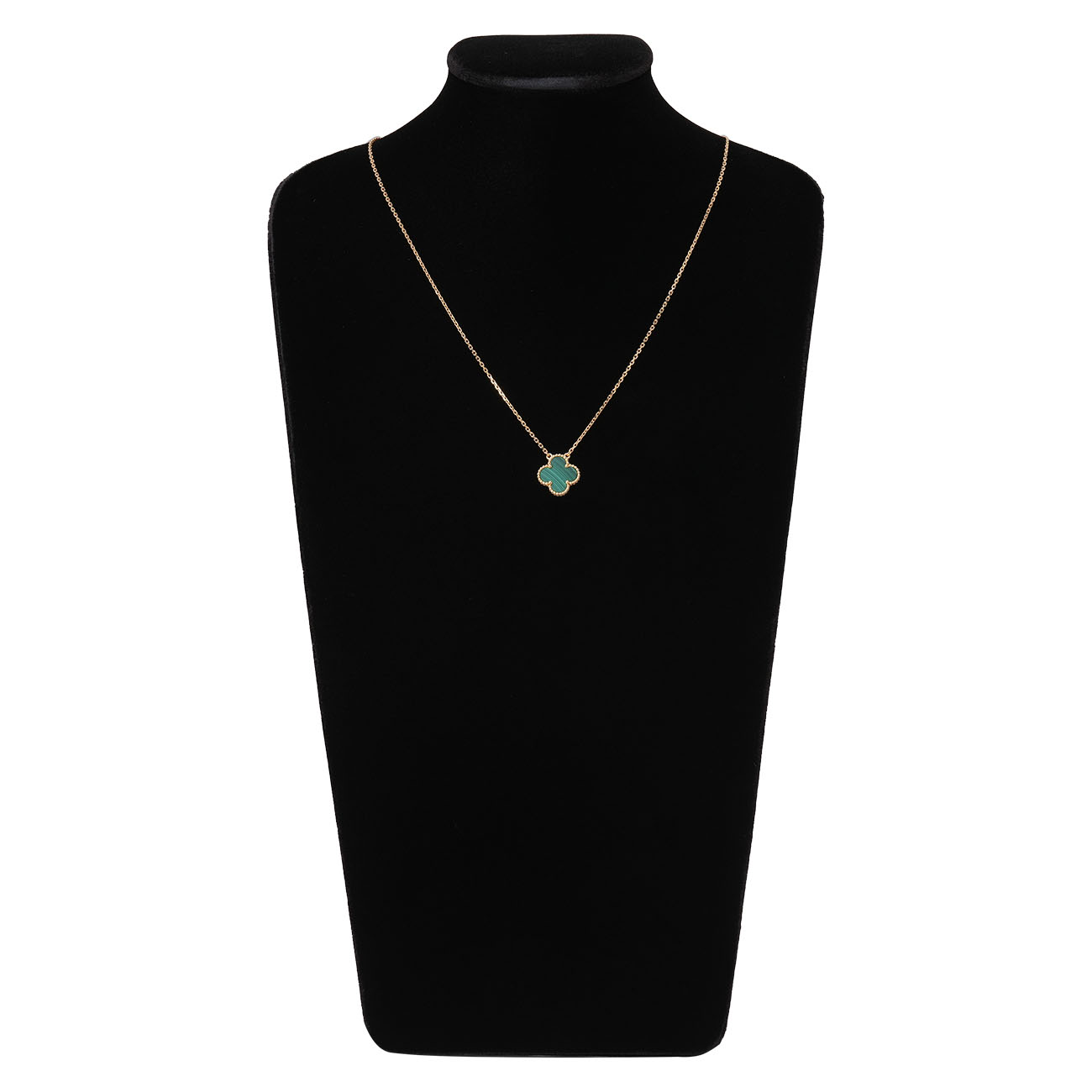 VAN CLEEF & ARPELS(USED)반클리프 빈티지 알함브라 네크리스 말라카이트